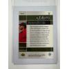 Image 2 : 2001 Upper Deck Tiger Woods Rookie Golf Card In Protective Holder - High Grade - Mint Condition