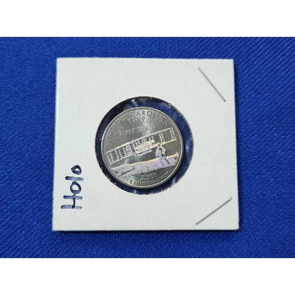 2001 North Carolina State Quarter - Hologram