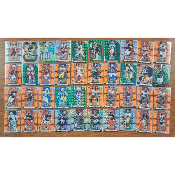 40 Assorted Near Mint Parallel Panini Football Trading Cards - Mostly 2022!