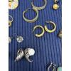 Image 4 : Earrings in individual Boxes - Large Lot of Costume Jewelry - Unique and Beautiful Pieces - Yellow 