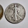 Image 3 : Two 90% Silver Walking Liberty Half Dollars ~ 1920  & 1944 Philadelphia Minted ~ $1.00 Face Value