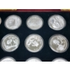 Image 6 : Large Lot of 25 Assorted SILVER PLATED REPLICA Chinese Panda Coins - NOT PURE SILVER 