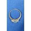 Image 6 : 10K Yellow Gold/10K White Gold Necklaces & Size 7 10K White Gold Tourmaline Ring -Total Weight: 2.8g
