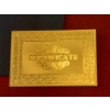 Image 7 : Japanese Anime' 11 Pc Set of 24k Gold Foil DRAGON BALL Z  - 10000 Yen Notes (Real Gold Foil) 