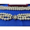 Image 2 : Stunning Camrose & Cross Jacqueline Kennedy Pearl Necklace and Gold-Tone Cross Necklace