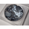 Image 3 : 1989 United States 1 Troy Oz American Eagle .999 Fine Silver Round in Protective Case