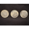 Image 1 : 90% Silver Kennedy Half Dollars - FV $1.50 - 1966& 1969 (2)