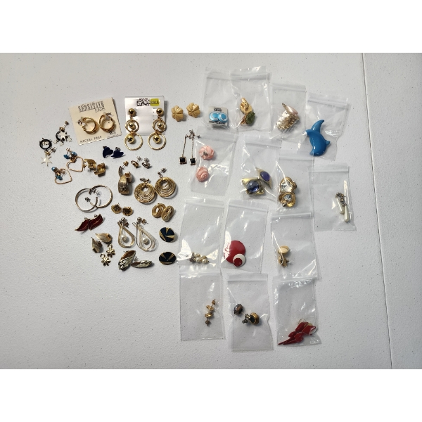 Over 20 Pairs of Assorted Costume Earrings