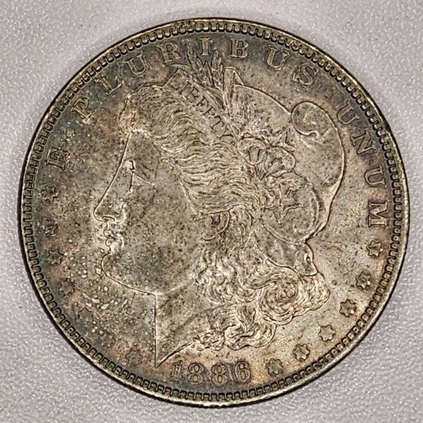 United States 1886 Morgan 90% Silver Dollar