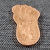 Image 4 : Stunning Bigfoot Footprint Shaped 1 Oz .999 Fine Copper Bar