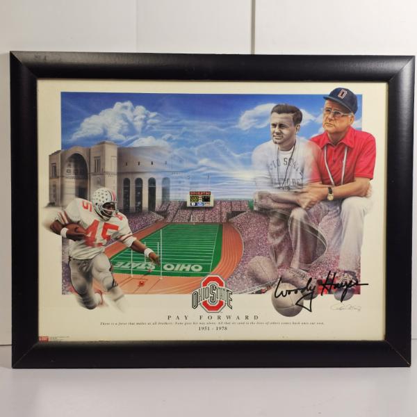 Officially Licensed Ohio State Buckeyes "Pay Forward" Tribute Lithograph (27x21")