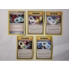 Image 1 : Five Assorted Vintage Pokemon Trainer Spirit Link Trading Cards