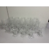 Image 2 : 14 Crystal Wine Goblets -  ~ 7 inches tall - Gorgeous Pattern