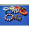 Lot of Assorted Costume Bracelets Plastic, Wood, Beads Bracelets/Bangles 