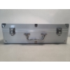 Image 6 : Nice Graded or Slabbed Coin Metal Latching Storage Box - Holds About 50 Slabs - 14.5" X 6.5" X 4.5"