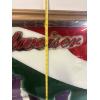 Image 3 : Budweiser Sign/Mirror with Map of Mexico and Mexican Flag Background 46x31 inches