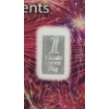 Image 2 : 1 Grain .999 Fine Silver Bar In Advertisement Card