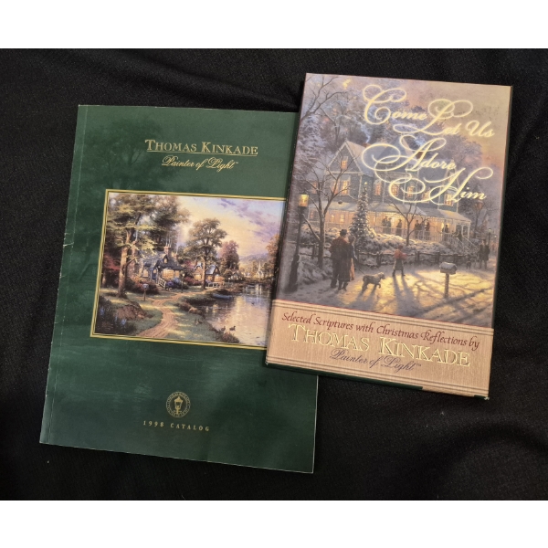 THOMAS KINKADE - Painter Of Light -  Master Catalog & Christmas Reflections Book - See Description
