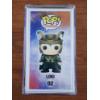 Image 6 : Loki With Helm #02 Funko Pop Vinyl Bobblehead in Original Box W/ Acrylic Protector- Rare Early Funko
