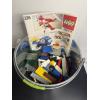 Image 1 : Galvanized Steel Bucket full of Miscellaneous Legos with Lego Builiding Book