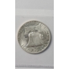 Image 3 : United States 1958 90% Silver Franklin Half Dollar In Coin Protector - Mint Condition