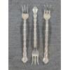 Image 1 : Three Nice Sterling Silver Forks Weighing 59.5 Grams