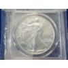 Image 2 : 2021-S American Silver Eagle 1 oz Fine Silver Graded MS70 by PCGS - in Factory Sealed Package!