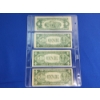Image 4 : (4) U.S. Notes: (1) 1953-A $2 Note and (3) $1 Silver Cetificates: 1935 B, C, D