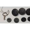 Image 2 : Vintage World War I Era Military Uniform Buttons, Antique Community Charity Pinback Button & More