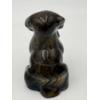 Image 3 : Adorable Degenhart Vintage Glass Dog Figurine- Dark Dapper Gray Slag