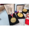 Image 1 : Assorted Costume Jewelry, Political Memorabilia Medals, Small Jewelry Boxes