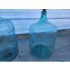 Image 3 : 2 Large Vintage 5-Gallon Blue Glass Water Jugs