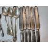 Image 3 : Silverplated Utensils Set - 16 Pieces TW: 838.9g