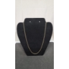 14K Gold Twisted Rope Necklace - Weight: 4.6g
