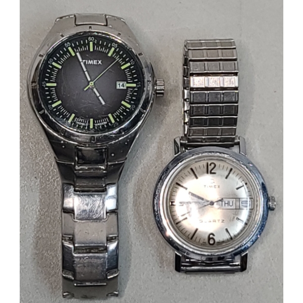 (2) Men's Timex Quartz Wristwatches 