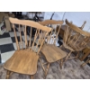 Image 2 : PICKUP IN CANTON -  SET OF 4 EXCELLENT WOOD DINING ROOM CHAIRS