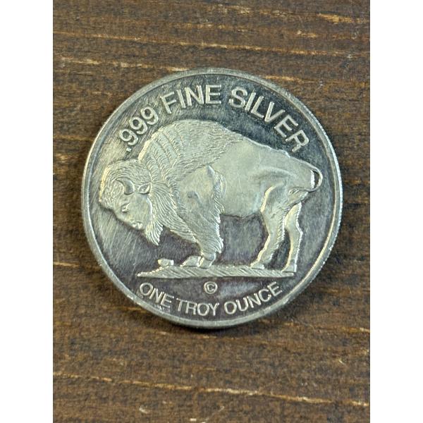 .999 Fine Silver Buffalo Round - One Troy Ounce 