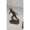 Image 3 : Hartland, Ohio Bronze MLB Grady Sizemore Figure & Baseball Display Stand Ft '71 Fergie Jenkins Card