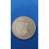 Image 1 : 1842 Braided Hair Liberty Head Large Cent 