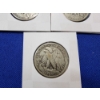 Image 8 : 3 Walking Liberty Silver Half Dollars Years: 1942, 1943, 1942