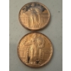 Image 2 : Standing Liberty 1 oz .999 Fine Copper Round Coins - Brilliant Uncirculated - Limited Edition
