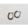 Image 4 : Beautiful 10K Yellow Gold and Diamond Earrings Total Weight: 2.5g