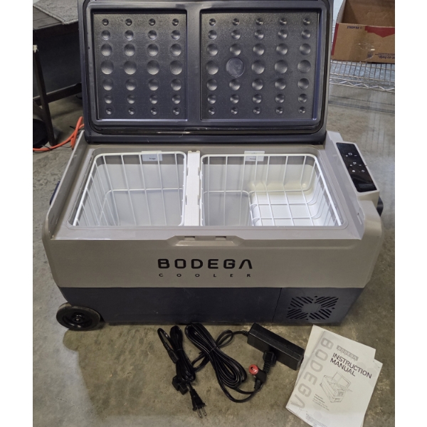 New! Bodega Dual Zone Portable Fridge/Freezer With AC&DC Adaptors