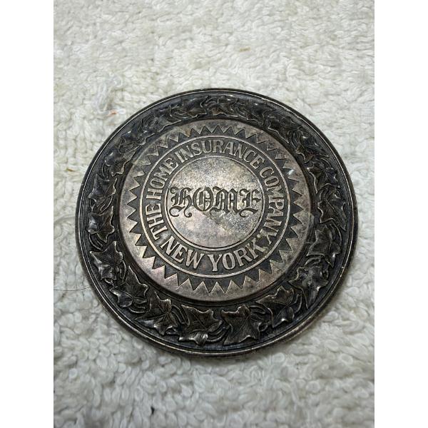 Sterling Silver - Home Insurance Company of New York 25 Year Service Medal - 66.1 grams