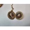 Image 5 : Gold-Filled Illandich Co. Pocket Watch & Locket on Chain - Total Weight: 113.2g