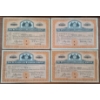 Image 1 : Lot of Four Pennsylvania Railroad Company Assorted Shares Certificates - Stamped from 1950's!
