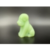 Image 8 : Degenhart Dogs - Glowing Green Color - Adorable Uranium Glass Dog Figurine - ~2.5 inches 