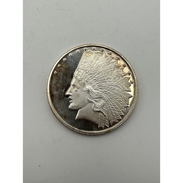 Silvertowne 1oz .999 Silver Indian Round
