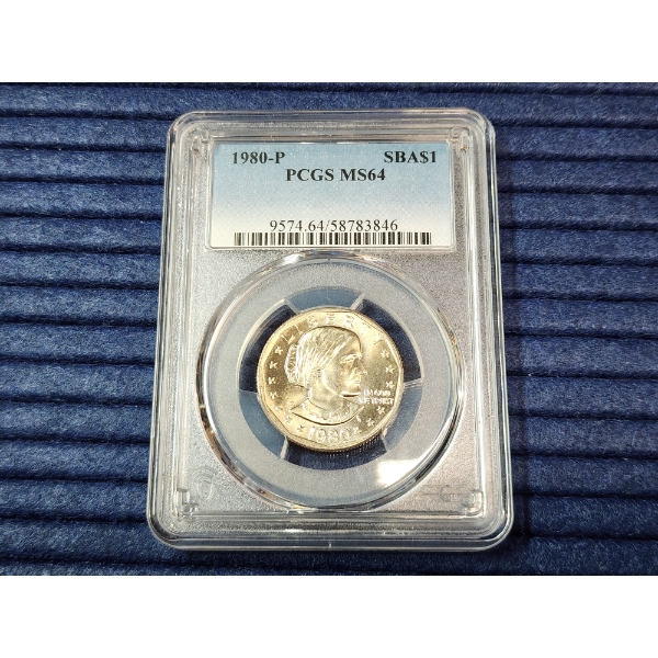 1980-P PCGS MS 64 Susan B. Anthony Dollar