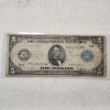 Image 1 : Series 1914 United States $5 Federal Reserve Note - Cleveland District 4-D "Horse Blanket"